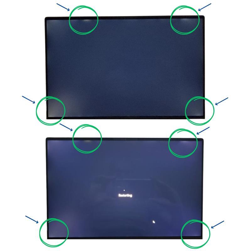 Backlight Bleeding Example