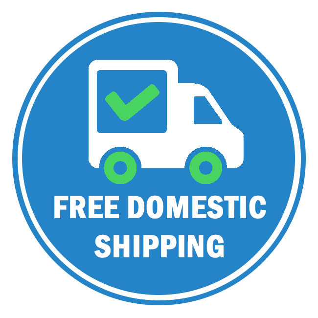 Free Domestic Shipping